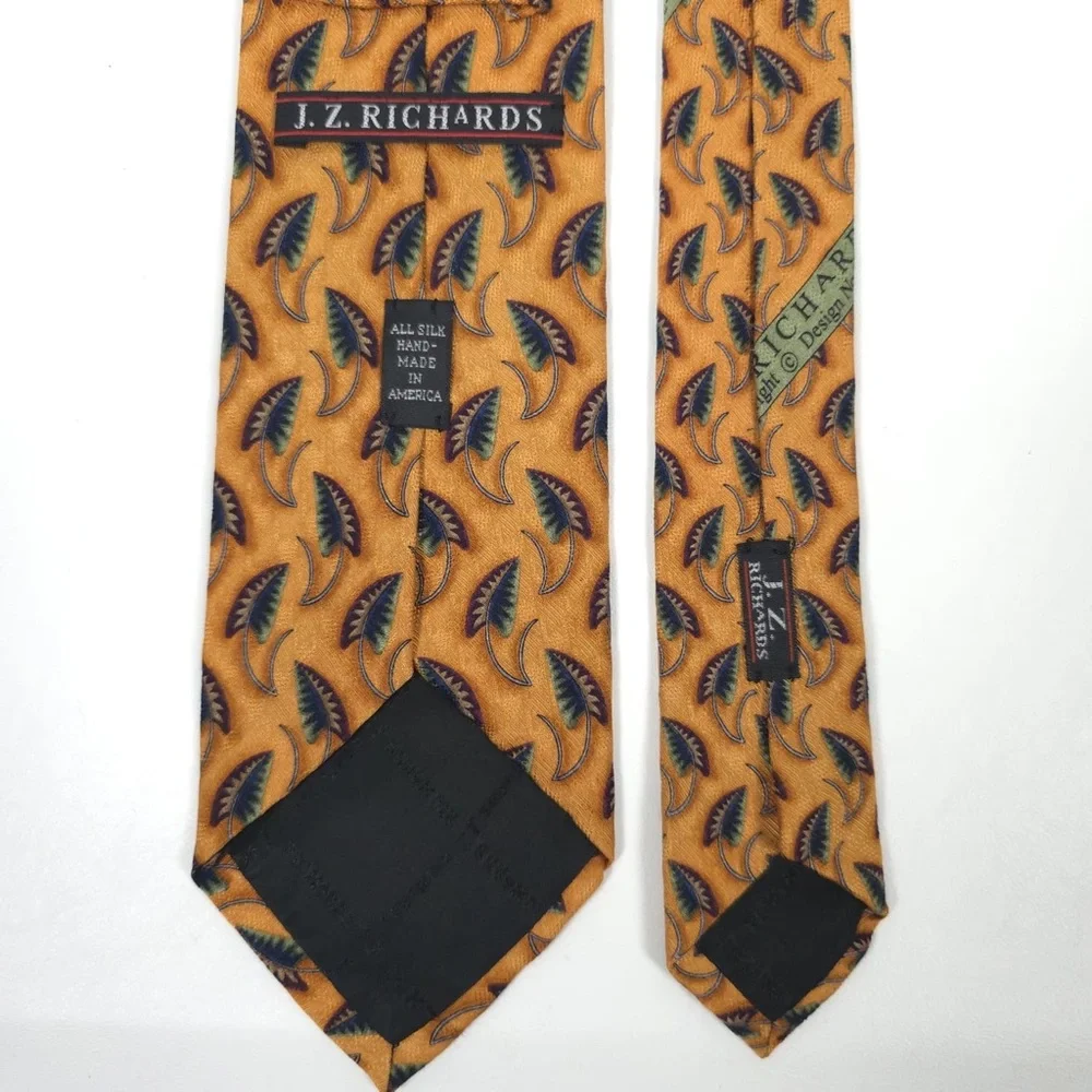 J.Z. RICHARDS‎ ALL SILK HAND MADE IN USA 🇺🇸 Ties LOT Of 4 Multicolor